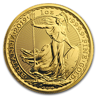 Золотая монета "Британия - Britannia" 31.1 грамм