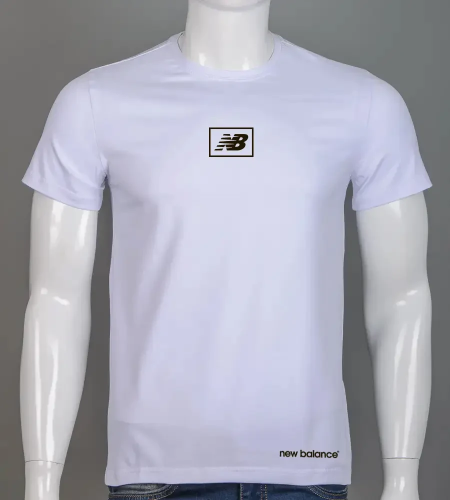 Футболка чоловіча New Balance Білий 2410м, M (1шт)