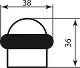 Обмежувач дверей Colombo CD112 пол.латунь, фото 4