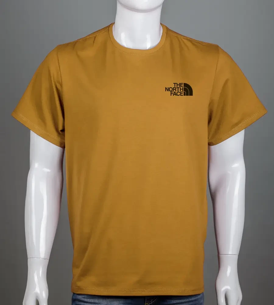 Футболка супер-батал The North Face 2305сб (Уп.2шт 5XL,6XL), Гірчиця