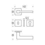 Ручка Colombo Esprit BT 11 мат хром R ф/з, фото 3