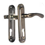 Pучка на планці 910K6 мат ант латунь кл (до мех. 1025), фото 2