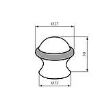 Обмежувач DS018-PB пол латунь, фото 4