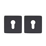 Декоративна накладка під циліндр Protect чорний, фото 3