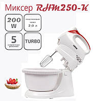 Миксер ROTEX RHM250-K | Миксер с чашей | Миксер для кухни | Миксер для замеса без дрожжевого теста