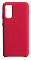 Чехол силиконовый для Samsung S20 FE/S20 Lite Silicone Case Full (Красный)