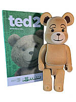 Статуэтка Bearbrick 28 см Дизайнерская игрушка Беарбрик TED Фигурка для интерьера медведь Беарбик