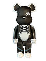 Статуэтка Bearbrick 28 см Дизайнерская игрушка Беарбрик NIKE SB BLACK Фигурка для интерьера медведь Беарбик