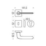 Ручка Colombo RoboquattroS ID 51 мат хром R ф/з, фото 5