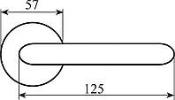 Ручка Fimet 173-269 F45 Vittoria ант железо R ф/с