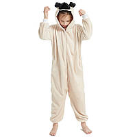 Пижама Кигуруми детская BearWear Мопс (на молнии) M 115 - 125 см Бежевый (K0W1-0124-M) BK, код: 7406915