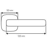 Ручка Fimet 168-213 F05 Ice мат хром R ф/з, фото 5
