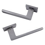 Ручка Fimet 168-213 F05 Ice мат хром R ф/з, фото 9