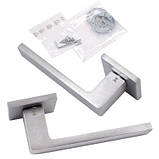 Ручка Fimet 168-213 F05 Ice мат хром R ф/з, фото 10