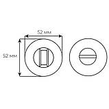 Накладка Comit WC хром вж Cloud, Wind, Lucy (роз 6мм), фото 5