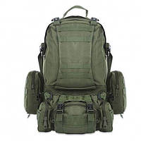 Рюкзак тактический военный с подсумками 55 л Tactical Backpack oliva B08 sl