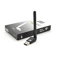 Бездротовий мережевий адаптер з антеною 10см Wi-Fi-USB LV-UW10SRK - 8188, 802.11bgn, 150MB, 2.4 GHz, WIN7 / XP / Vista / 2K / MAC
