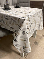 Скатертина прямокутна водовідштовхувальна тканина на кухонний стіл, скатертини із захистом від плям