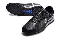 Сороконожки футбольные Nike Tiempo Legend 10 TF черные 39-45 размер