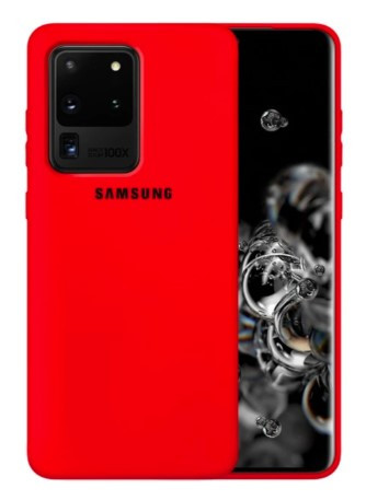 Чохол силіконовий для Samsung S20 Ultra Silicone Case Full (Червоний)