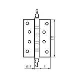 Завіса Antique Collection AC05 мат кофе універс. 4 подш, фото 4