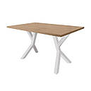 Стіл обідній з металу і ДСП Брайт 750/1200/750 Метал-Дизайн Білий оксамит, фото 2