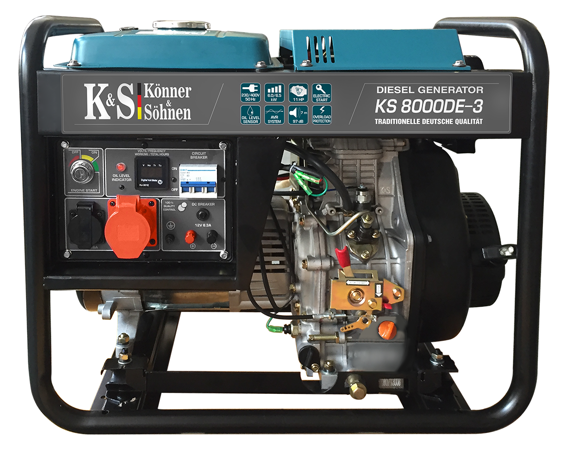 ⚡️Дизельний генератор K&S 8000DE-3