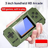 Ігрова консоль з геймпадом WOW WS8 520 ігор портативна мініретроприставка з екраном 3", фото 3