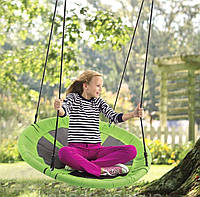 Детская подвесная качеля гамак 100см (Польша), Двухместная садовая качели для детей, DGT