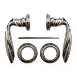 Ручка Fimet 177-258 F99 Anna Essence ант срібло R ф/з, фото 3