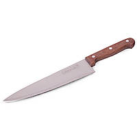 Нож кухонный Kamille "Шеф-повар" из нержавеющей стали с деревянной ручкой KM-5306 un