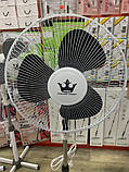 Вентилятор підлоговий King Rex Crown 3 швидкості 40 W FS-1602-1, фото 6