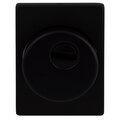 Броненакладка Protect 25mm c декоративною накладкою 60X80мм Black чорна