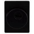 Броненакладка Protect 25mm c декоративною накладкою 60X80мм Black чорна