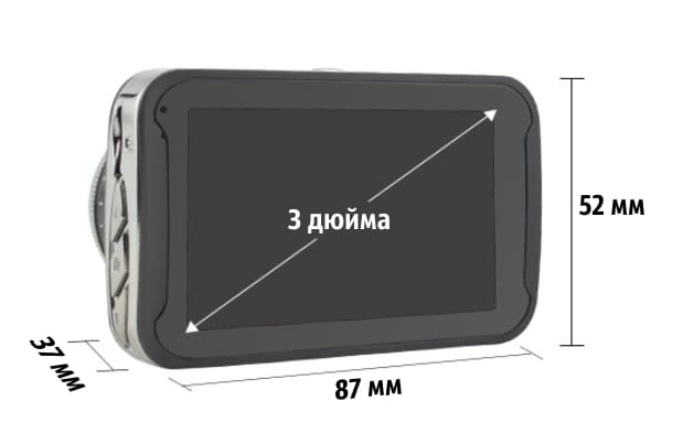 Видеорегистратор DVR Blackbox Carcam T639 1080Р с ночной сьёмкой - фото 8 - id-p2196403685