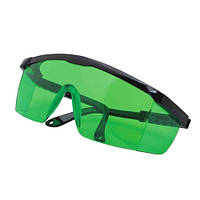 Очки зеленые усиливающие защитные для лазерного гравера, уровня sl