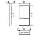 Ручка AGB Art. B300020093 WAVE WC матовий чорний, фото 4