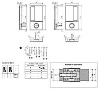 Ручка AGB Art. B3000200FM WAVE WC матовый белый