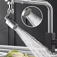 Насадка-аэратор на кран вращающаяся 720° Water Mixer Серая sl