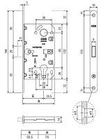 Механизм Mediana Polaris AGB Art. B061335093 Wave под цилиндр матовый черный