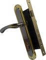 Ручка на планке 910K6 85мм мат никель/золото 945-3 RB BRN англ. 70мм 6 кл хром