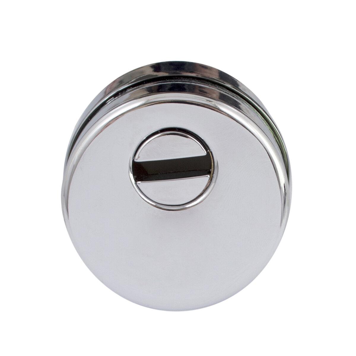 Броненакладка Protect 25mm без декор накладки 60X80 мм CP хром, фото 1