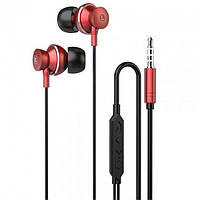 Дротові навушники GOLF GF-M18 Red (90757) sl