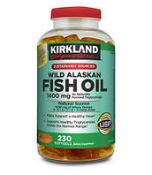 Kirkland Аляска натуральний риб&apos;ячий жир з дикої природи 230 шт США