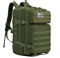 Тактический рюкзак Олива 45 л, рюкзак для военных, штурмовой рюкзак