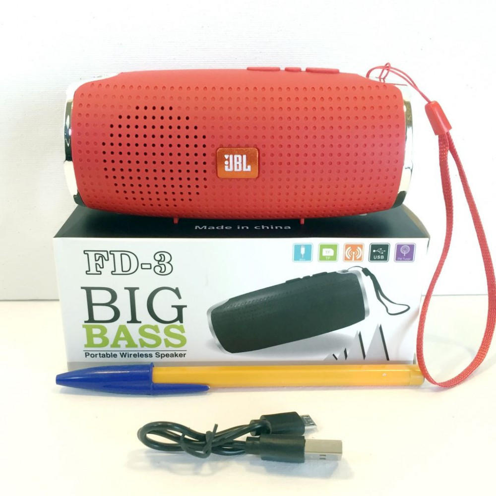 Портативная колонка JBL Mini Speaker (Bluetooth) BIG bass FD-3 ( portable wireless speaker ) - фото 9 - id-p2196403935