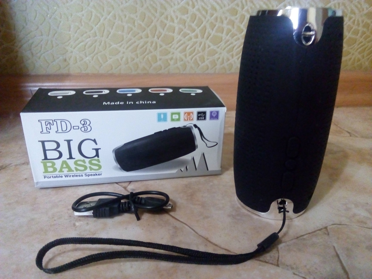 Портативная колонка JBL Mini Speaker (Bluetooth) BIG bass FD-3 ( portable wireless speaker ) - фото 10 - id-p2196403935