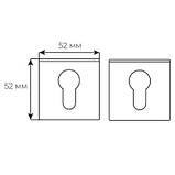 НакладкаTupai 1999 кл 6mm нікель, фото 5