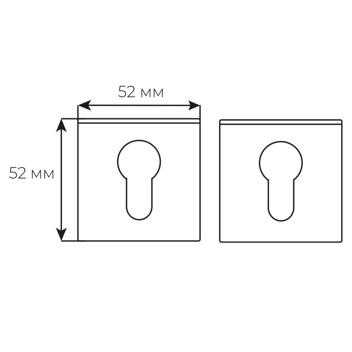 НакладкаTupai 1999 кл 6mm нікель, фото 1