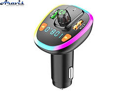 FM модулятор Bluetooth Q13 BT5.0 RGB підсвітка PD18W мікрофон